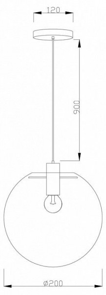 Подвесной светильник Moderli Aurora V11538-1P в Златоусте - zlatoust.ok-mebel.com | фото 3