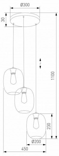 Подвесной светильник TK Lighting Elio 5973 Elio в Златоусте - zlatoust.ok-mebel.com | фото 3