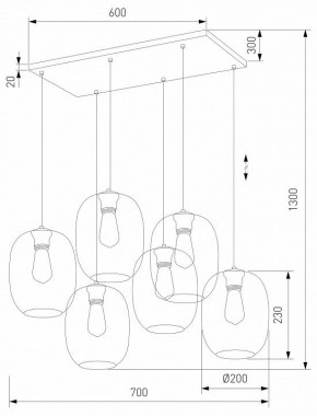 Подвесной светильник TK Lighting Elio 5974 Elio в Златоусте - zlatoust.ok-mebel.com | фото 3