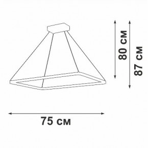 Подвесной светильник Vitaluce V2704 V2704-9/1S в Златоусте - zlatoust.ok-mebel.com | фото 3