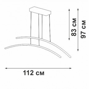 Подвесной светильник Vitaluce V2709 V2709-8/2S в Златоусте - zlatoust.ok-mebel.com | фото 3