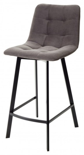 Полубарный стул CHILLI-QB SQUARE графит #14, велюр / черный каркас (H=66cm) М-City в Златоусте - zlatoust.ok-mebel.com | фото