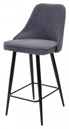 Полубарный стул NEPAL-PB ЛАТТЕ #25, велюр/ черный каркас (H=68cm) М-City в Златоусте - zlatoust.ok-mebel.com | фото 1