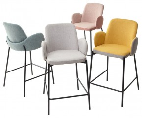 Полубарный стул NYX (H=65cm) VF109 розовый / VF110 брусничный М-City в Златоусте - zlatoust.ok-mebel.com | фото 5