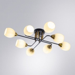 Потолочная люстра Arte Lamp Andrea A8141PL-8BK в Златоусте - zlatoust.ok-mebel.com | фото 2