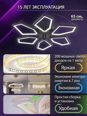Потолочная люстра Natali Kovaltseva 8144 LED LAMPS 81444 в Златоусте - zlatoust.ok-mebel.com | фото 5