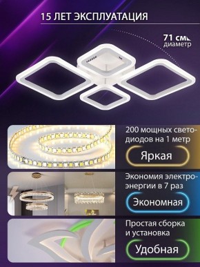 Потолочная люстра Natali Kovaltseva OPTI LED LAMPS 81108/1C в Златоусте - zlatoust.ok-mebel.com | фото 5