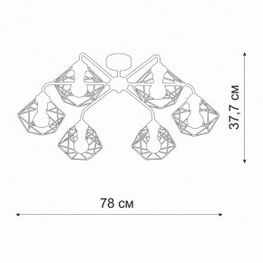Потолочная люстра Vitaluce V42580 V42580-1/6PL в Златоусте - zlatoust.ok-mebel.com | фото 2