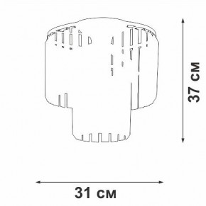 Потолочная люстра Vitaluce V5153 V5153-1/4PL в Златоусте - zlatoust.ok-mebel.com | фото 4