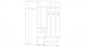КРИСТИНА Прихожая (ЯШС/ЯШТ) УНИ в Златоусте - zlatoust.ok-mebel.com | фото 2