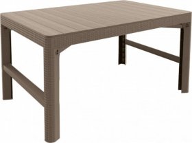 Раскладной стол Лион с регулируемой высотой столешницы (Lyon rattan table) капучино (h400/650) в Златоусте - zlatoust.ok-mebel.com | фото 2