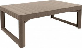 Раскладной стол Лион с регулируемой высотой столешницы (Lyon rattan table) капучино (h400/650) в Златоусте - zlatoust.ok-mebel.com | фото 4