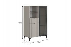 РИЧ Комод 2 со стеклом в Златоусте - zlatoust.ok-mebel.com | фото 2