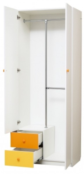 Шкаф 2-х дверный с ящиками и зеркалом Радуга (800) в Златоусте - zlatoust.ok-mebel.com | фото 2