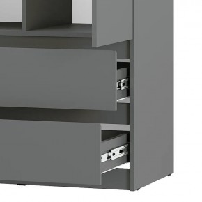 Шкаф 2-х створчатый Симпл ШК-03 (графит) в Златоусте - zlatoust.ok-mebel.com | фото 9