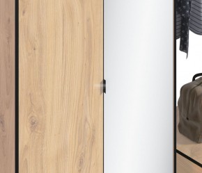 Шкаф 2х дверный с зеркалом Лофт СБ-3111 (Дуб Минерва) в Златоусте - zlatoust.ok-mebel.com | фото 5