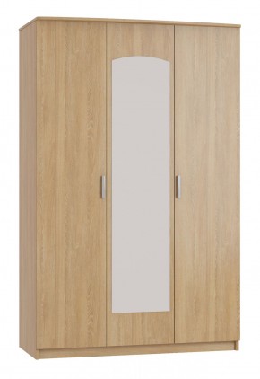 Шкаф 3-х дверный с зеркалом Шк210.1 МС Ирина в Златоусте - zlatoust.ok-mebel.com | фото