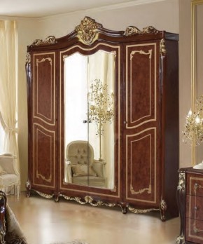 Шкаф 4-х дверный с зеркалами (19.144) Джоконда в Златоусте - zlatoust.ok-mebel.com | фото