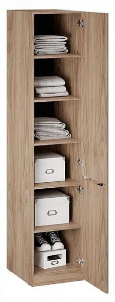 Шкаф для белья Глосс СМ-319.07.001 в Златоусте - zlatoust.ok-mebel.com | фото 2