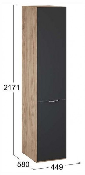 Шкаф для белья Глосс СМ-319.07.001 в Златоусте - zlatoust.ok-mebel.com | фото 4