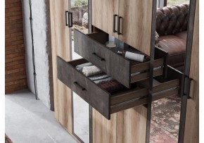 Шкаф для белья Паркинс в Златоусте - zlatoust.ok-mebel.com | фото 5