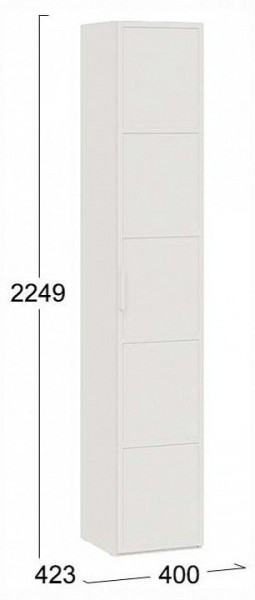 Шкаф для белья Стелла Исп.2 в Златоусте - zlatoust.ok-mebel.com | фото 4