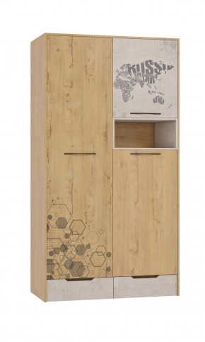 Шкаф для одежды 3 двери и 2 ящика Шк134.0 ДС Стэнфорд в Златоусте - zlatoust.ok-mebel.com | фото