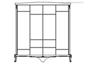 Шкаф для одежды Мокко ММ-316-01/04Б в Златоусте - zlatoust.ok-mebel.com | фото 2