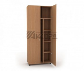 Шкаф комбинированный для одежды ШГ 84.4 (800*620*1800) в Златоусте - zlatoust.ok-mebel.com | фото