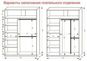 Шкаф-купе 1600 серии SOFT D6+D4+B2+PL2 (2 ящика+1штанга+1 полка) профиль «Капучино» в Златоусте - zlatoust.ok-mebel.com | фото 9