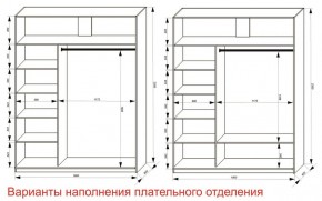 Шкаф-купе 1800 серии SOFT D8+D2+B2+PL4 (2 ящика+F обр.штанга) профиль «Графит» в Златоусте - zlatoust.ok-mebel.com | фото 7