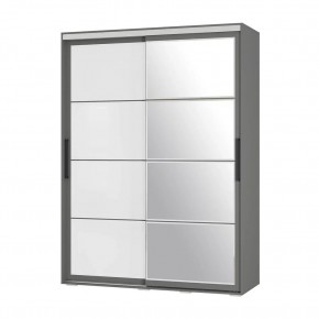 Шкаф-купе Крафт-6 1.6 м ШКК-06 (графит) в Златоусте - zlatoust.ok-mebel.com | фото 3