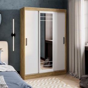 Шкаф-купе Тео ШКК-02 (крафт/белый) в Златоусте - zlatoust.ok-mebel.com | фото
