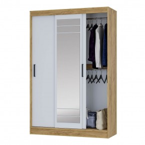 Шкаф-купе Тео ШКК-02 (крафт/белый) в Златоусте - zlatoust.ok-mebel.com | фото 3