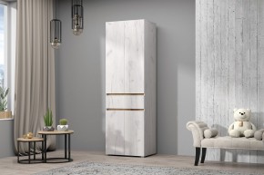 Шкаф Лиана (Дуб Крафт Белый/Дуб Крафт Золотой) в Златоусте - zlatoust.ok-mebel.com | фото
