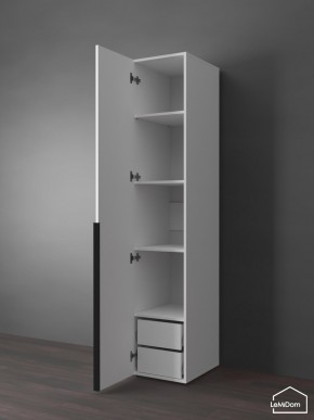 Шкаф Linnea MHR-1-3 2050х400х510 (Белый-М 11.1.2) в Златоусте - zlatoust.ok-mebel.com | фото 5
