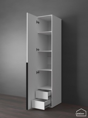 Шкаф Linnea MHR-1-3 2050х400х510 (Белый-М 11.1.2) в Златоусте - zlatoust.ok-mebel.com | фото 6