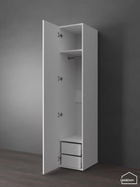 Шкаф Linnea MHR-1PO-3 2050х400х510 (Белый-М 11.1.2) в Златоусте - zlatoust.ok-mebel.com | фото 4