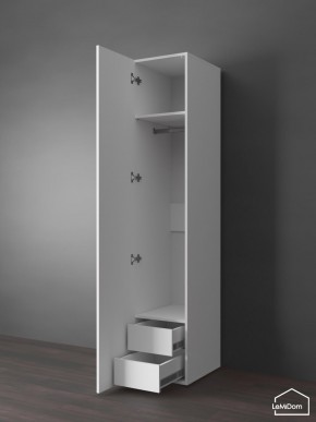 Шкаф Linnea MHR-1PO-3 2050х400х510 (Белый-М 11.1.2) в Златоусте - zlatoust.ok-mebel.com | фото 5