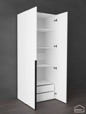 Шкаф Linnea MHR-2-4 2050х800х510 (Белый-М 11.1.1) в Златоусте - zlatoust.ok-mebel.com | фото 6