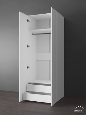 Шкаф Linnea MHR-2PO-3 2050х800х510 (Белый-М 11.1.2) в Златоусте - zlatoust.ok-mebel.com | фото 5