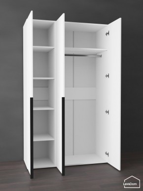 Шкаф Linnea MHR-3-1 2050х1200х510 (Белый-М 11.1.2) в Златоусте - zlatoust.ok-mebel.com | фото 4