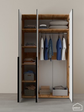 Шкаф Linnea MHR-3-1 2050х1200х510 (ДВ-М 11.1.25) в Златоусте - zlatoust.ok-mebel.com | фото 4