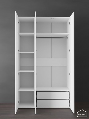 Шкаф Linnea MHR-3PO-2 2050х1200х510 (Белый-М 11.1.1) в Златоусте - zlatoust.ok-mebel.com | фото 6