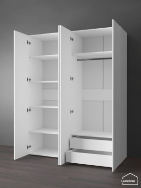 Шкаф Linnea MHR-4PO-2 2050х1600х510 (Белый-М 11.1.2) в Златоусте - zlatoust.ok-mebel.com | фото 6