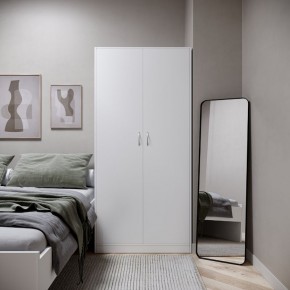Шкаф ПЕГАС двухдверный, цвет белый в Златоусте - zlatoust.ok-mebel.com | фото 4