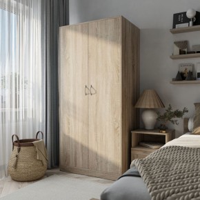 Шкаф ПЕГАС двухдверный, цвет Дуб Сонома в Златоусте - zlatoust.ok-mebel.com | фото 4