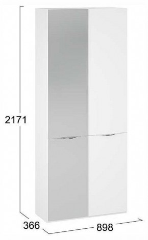 Шкаф платяной Глосс СМ-319.07.015 в Златоусте - zlatoust.ok-mebel.com | фото 4