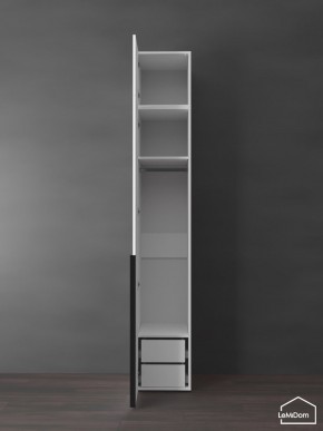 Шкаф с антресолью Linnea MHR-1A-3 2450х400х510 (Белый-М 11.1.1) в Златоусте - zlatoust.ok-mebel.com | фото 5