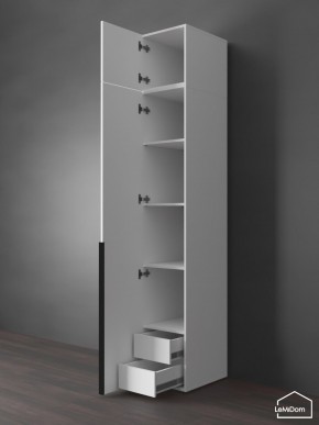 Шкаф с антресолью Linnea MHR-1A-4 2450х400х510 (Белый-М 11.1.1) в Златоусте - zlatoust.ok-mebel.com | фото 5